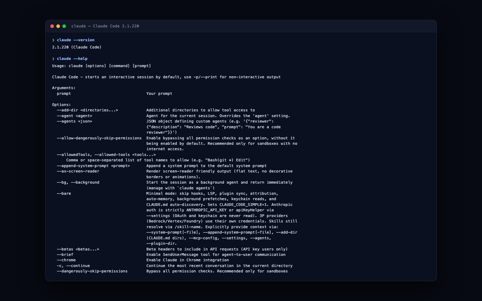 Claude Code in the terminal